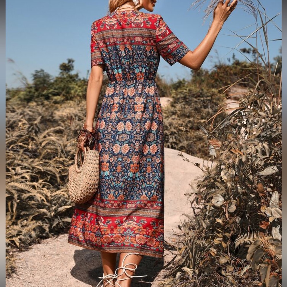 Floral Multicolor Dress - Picture 9 of 9